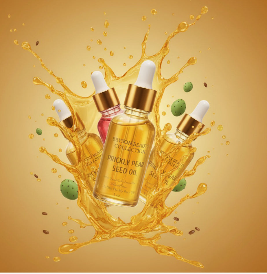 Prickly Pear Oil Cold Pressed & Unrefined - Natural Vitamin E, K + Amino Acids.