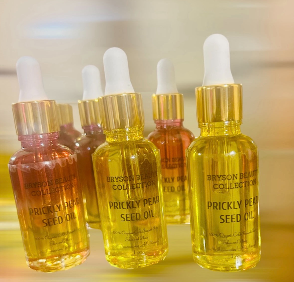 Prickly Pear Oil Cold Pressed & Unrefined - Natural Vitamin E, K + Amino Acids.